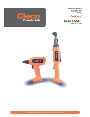 CellCore - Cordless Electric - Pistol