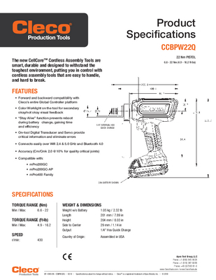CellCore - Cordless Electric - Pistol