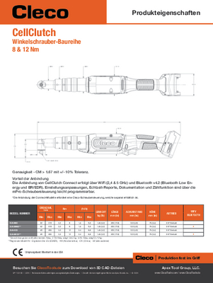 CellClutch Connect- Cordless Electric - Right Angle