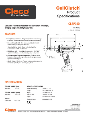 CellClutch - Cordless Electric - Right Angle