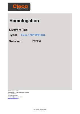 LiveWire 2 - 17 Series - Cordless Electric - Pistol