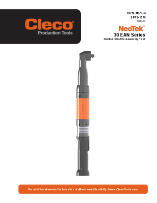 NeoTek - 30 and 50 Series - Corded Electric - Transducer Control - Right Angle (1.3-205 Nm)