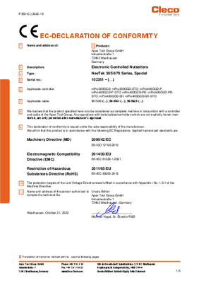 NeoTek - 30 and 50 Series - Corded Electric - Transducer Control - Right Angle (1.3-205 Nm)