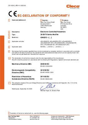 NeoTek - 30 and 50 Series - Corded Electric - Transducer Control - Right Angle (1.3-205 Nm)