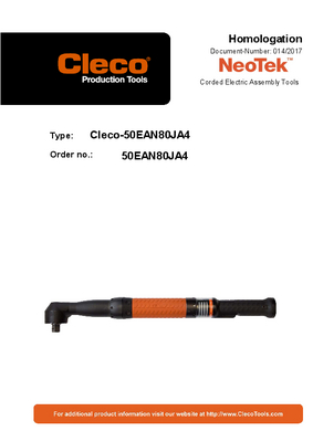 NeoTek - 30 and 50 Series - Corded Electric - Transducer Control - Right Angle (1.3-205 Nm)