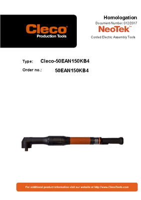 NeoTek - 30 and 50 Series - Corded Electric - Transducer Control - Right Angle (1.3-205 Nm)