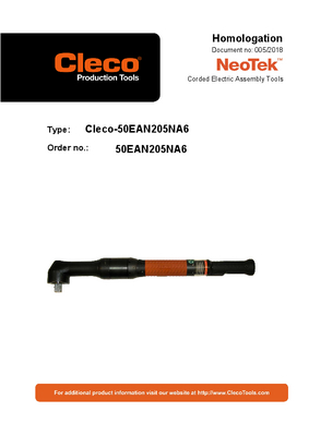 NeoTek - 30 and 50 Series - Corded Electric - Transducer Control - Right Angle (1.3-205 Nm)