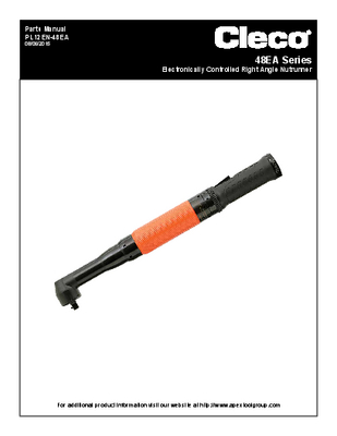 48 Series - Corded Electric - Transducer Control - Right Angle (3-230 Nm)