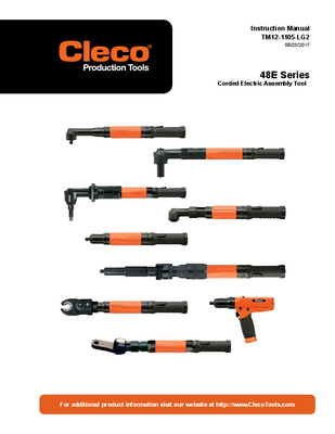 48 Series - Corded Electric - Transducer Control - Right Angle (3-230 Nm)
