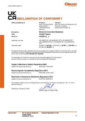 48 Series - Corded Electric - Transducer Control - Inline (3-150 Nm)