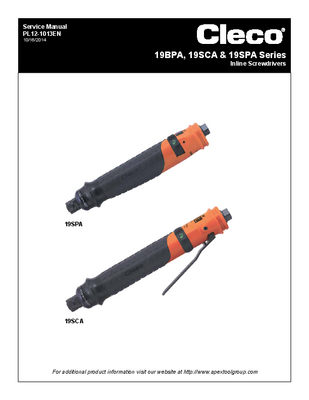 19 Series - Inline - Push-to-Start - Push Button Reverse