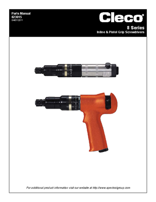 8 Series - Inline - Push and Lever Start - Push Button Reverse