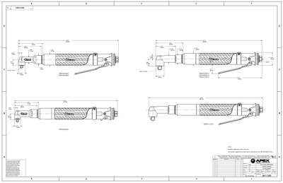 19 Series - Angle Nutrunner - Clutch Shut-Off - Lever Start - Collar Reverse