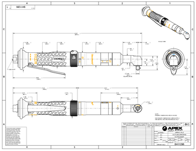 34 Series - Angle Nutrunner - Clutch Shut-Off - Lever Start - Collar Reverse