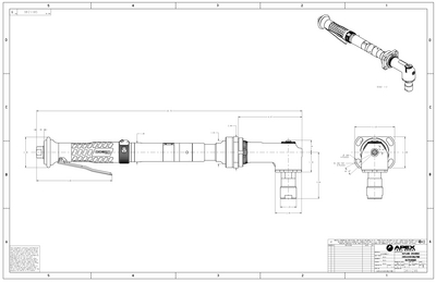 34 Series - Angle Nutrunner - Clutch Shut-Off - Lever Start - Collar Reverse