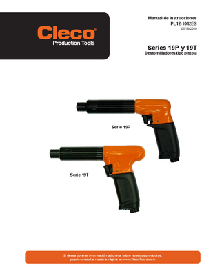 19 Series - Pistol Grip - "P" Handle - Trigger Start