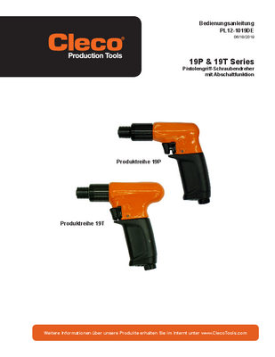 19 Series - Pistol Grip - "P" Handle - Trigger Start