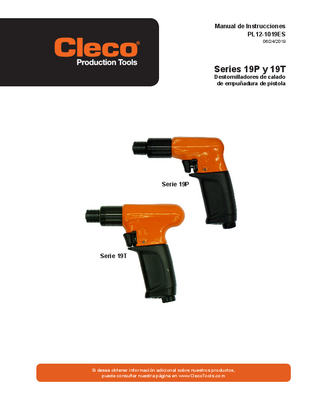 19 Series - Pistol Grip - "P" Handle - Trigger Start