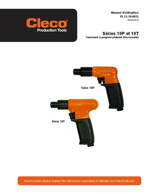 19 Series - Pistol Grip - "P" Handle - Trigger Start