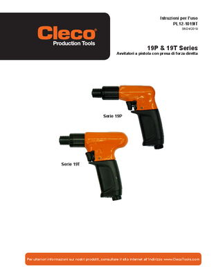 19 Series - Pistol Grip - "P" Handle - Trigger Start