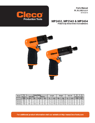 MP Series - Stall Screwdrivers
