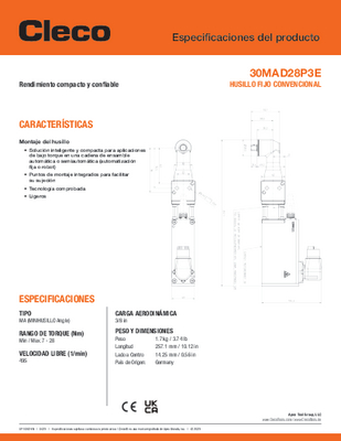 Conventional Fixtured Spindle - Mini - Angle