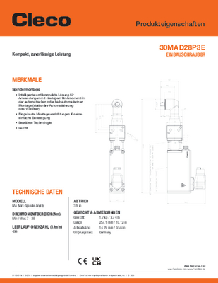 Conventional Fixtured Spindle - Mini - Angle