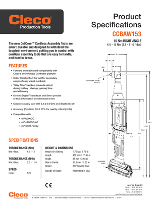 CellCore - Cordless Electric - Right Angle