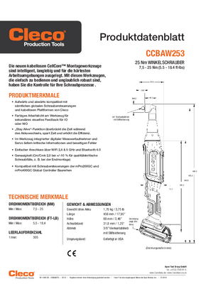 CellCore - Cordless Electric - Right Angle