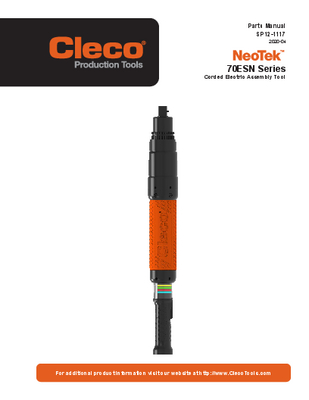 NeoTek - 70 Series - Corded Electric - Transducer Control - (23-4000 Nm) Inline and Right Angle