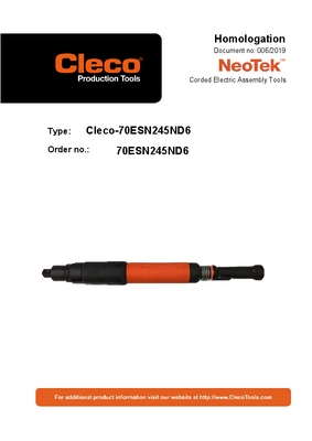 NeoTek - 70 Series - Corded Electric - Transducer Control - (23-4000 Nm) Inline and Right Angle