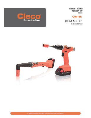 CellTek - Cordless Electric - Right Angle