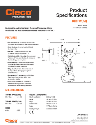 CellTek - Cordless Electric - Right Angle