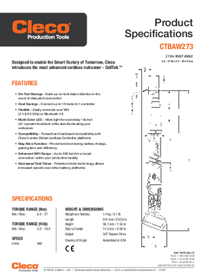 CellTek - Cordless Electric - Right Angle