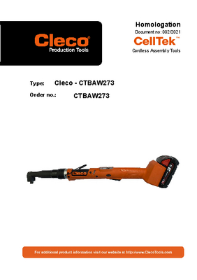 CellTek - Cordless Electric - Right Angle