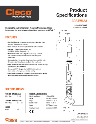 CellTek - Cordless Electric - Right Angle