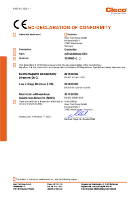 mPro300GCD-STO - Global Controller - Controller Fixtured Spindles