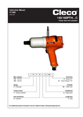 C Series 74-295ftlbs / 100-400Nm - Pistol Grip - Shut-Off