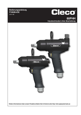 H series - 2.9-88ftlbs / 4-120Nm Pistol Grip - Non Shut-Off