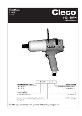 C Series - High Torque 74-295ftlbs / 100-400Nm - Pistol Grip - Non-Shut-off