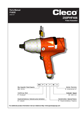 C Series - High Torque 74-295ftlbs / 100-400Nm - Pistol Grip - Non-Shut-off
