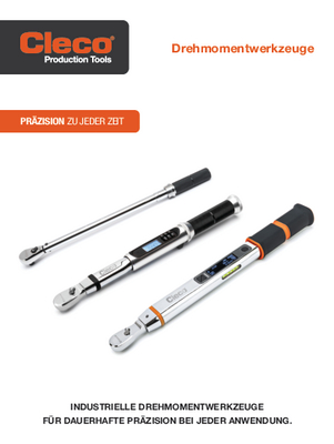 Cleco ETWA Advanced Electronic Torque Wrenches