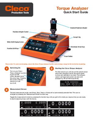 Torque Analyzer